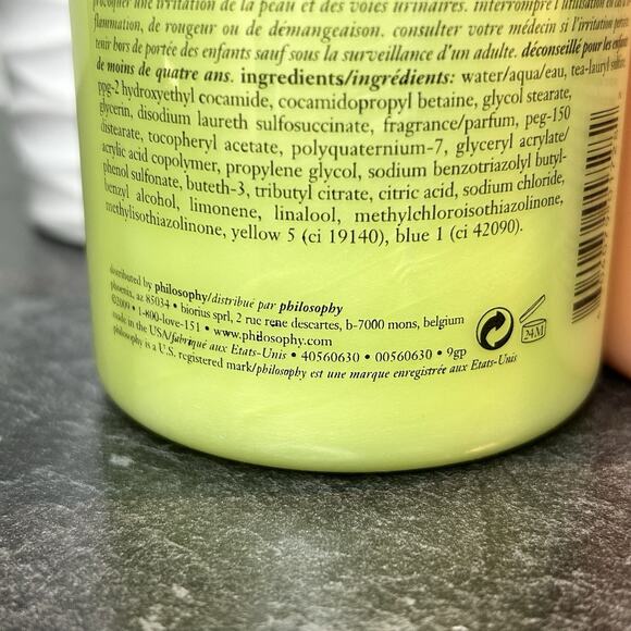 Philosophy Senorita Margarita & Melon Daiquiri Shampoo Shower Gel & Bath 16 Oz - Picture 6 of 8